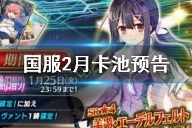 《FGO》2020年2月国服卡池预告 美游实装伊莉雅复刻