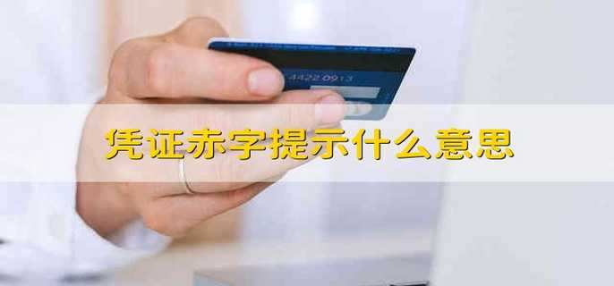 凭证赤字提示什么意思