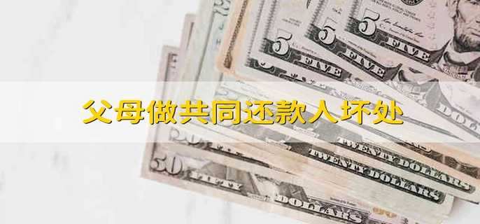 父母做共同还款人坏处