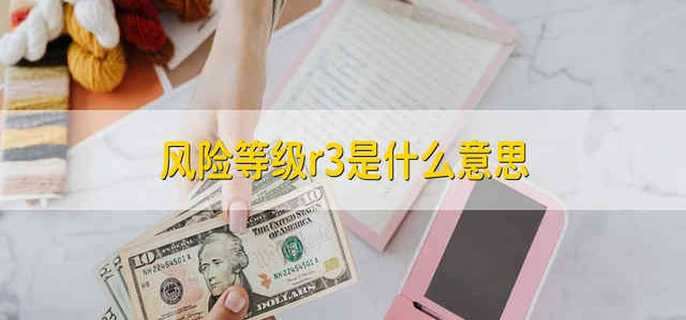 风险等级r3是什么意思