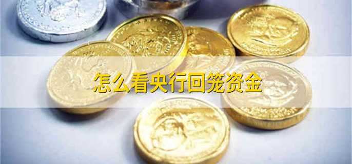 怎么看央行回笼资金