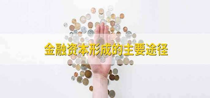 金融资本形成的主要途径