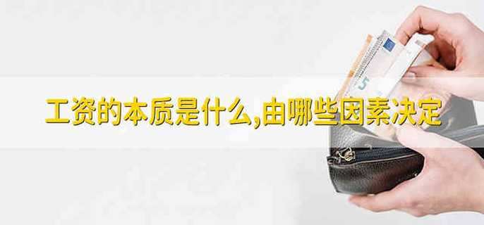 工资的本质是什么,由哪些因素决定