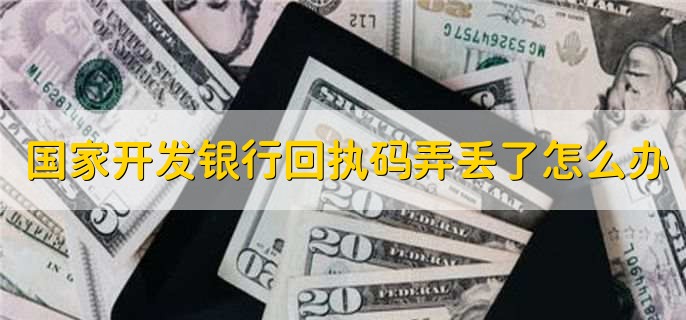 国家开发银行回执码弄丢了怎么办