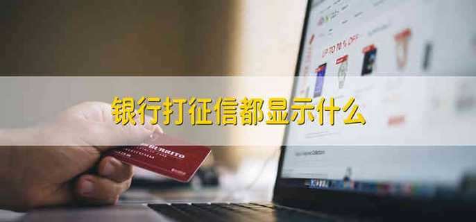 银行打征信都显示什么