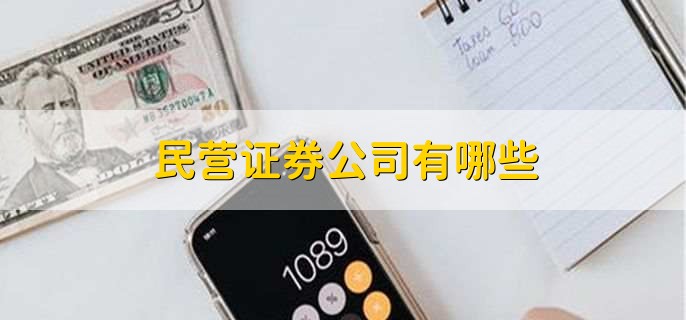 民营证券公司有哪些