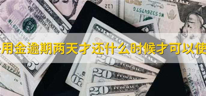 备用金逾期两天才还什么时候才可以使用