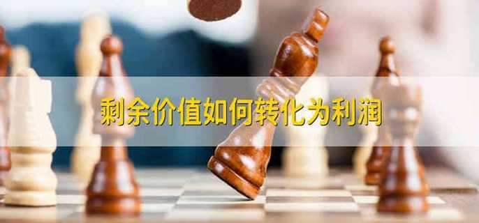 剩余价值如何转化为利润