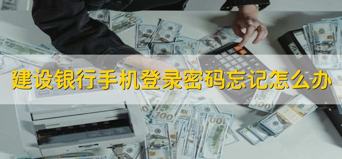 建设银行手机登录密码忘记怎么办