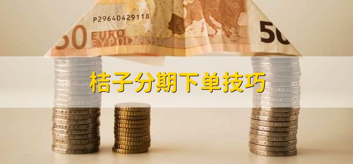桔子分期下单技巧