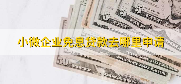 小微企业免息贷款去哪里申请