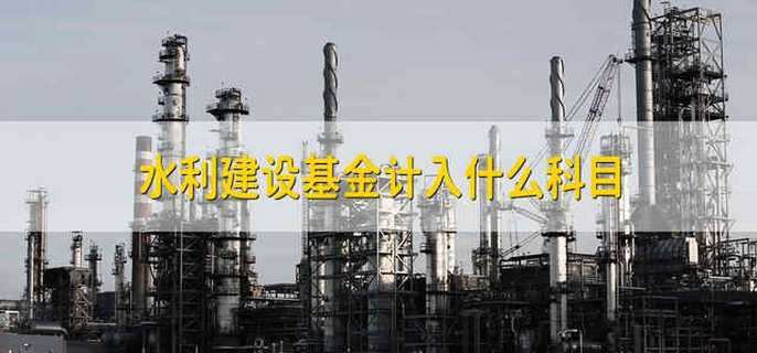 水利建设基金计入什么科目