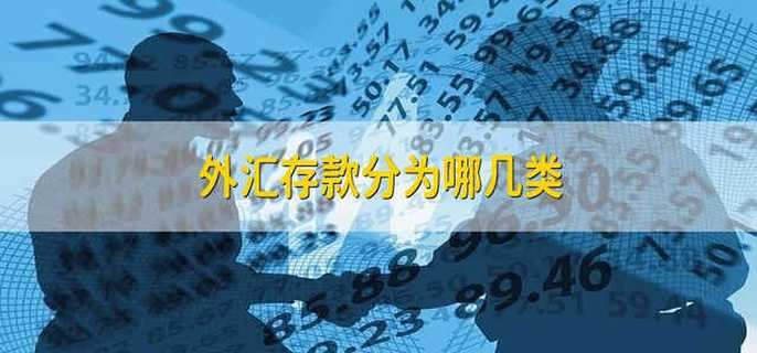 外汇存款分为哪几类