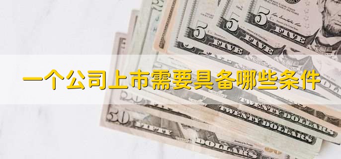 一个公司上市需要具备哪些条件