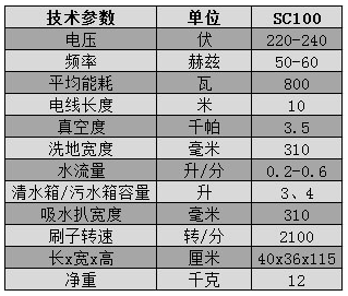 SC100直立式洗地机