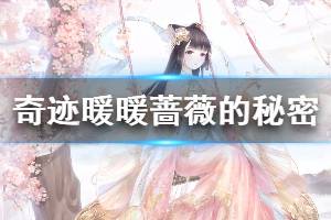 《奇迹暖暖》暗夜蔷薇第三天搭配攻略 蔷薇的秘密服饰选择