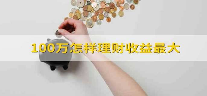 100万怎样理财收益最大 怎样理财100万收益最大