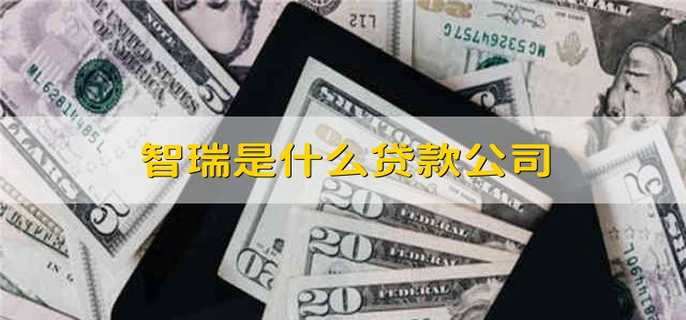 智瑞是什么贷款公司