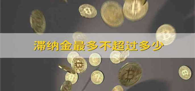 滞纳金最多不超过多少
