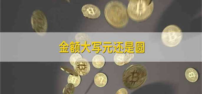 金额大写元还是圆