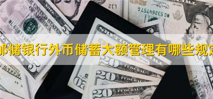 邮储银行外币储蓄大额管理有哪些规定