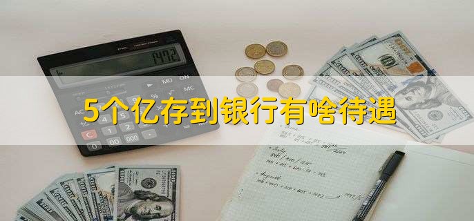 5个亿存到银行有啥待遇？