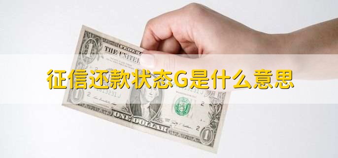 征信还款状态G是什么意思
