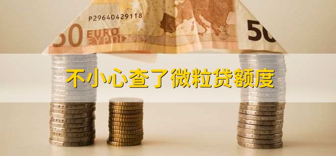 不小心查了微粒贷额度