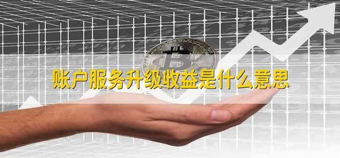 账户服务升级收益是什么意思